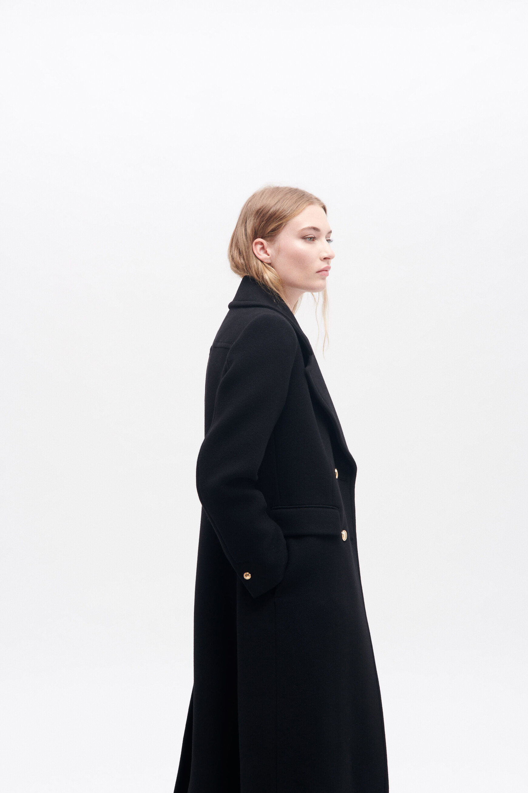 Manteau guimo noir femme
